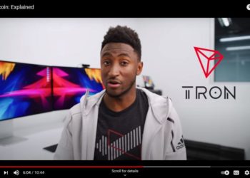 TRON Busted For Shilling Coin Through Celebrities
