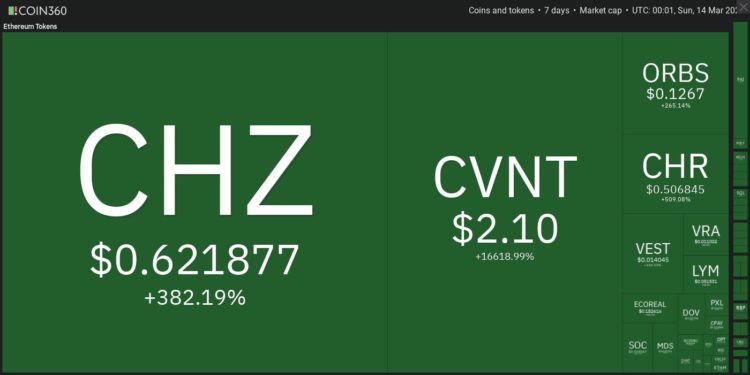 Top 10 Performing Cryptos Of The Week, 7 14 March 2021