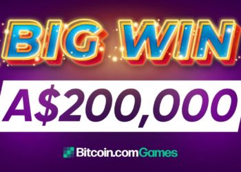 Winner Cashes Out A$200,000 From Bitcoin.com Games