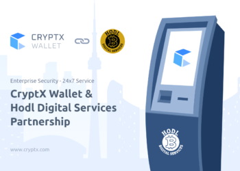 Hodl Services Partners with CryptX for Security & Reliability