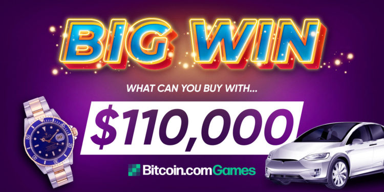 Big Winner Cashes Out $110,000 On Bitcoin.com Games