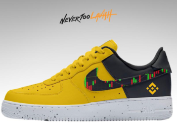 Binance BNB Crypto Nikes Custom Designed By A Creator