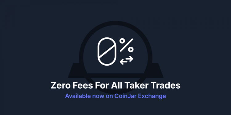 CoinJar Exchange Launches 0% Fees On All “taker” Trades