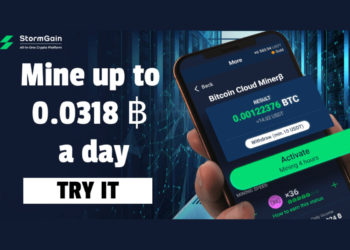 StormGain Levels Crypto Mining Playing Field to Billions of Smartphone Users