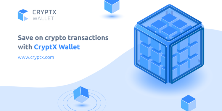 Save on Crypto Transactions With CryptX Wallet