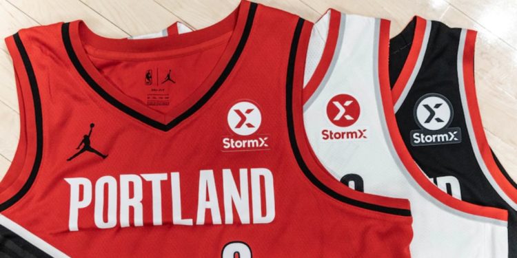 Portland Trail Blazers Pairs with StormX as the First NBA Crypto Jersey Patch Partner