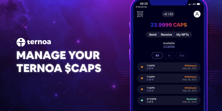 Ternoa’s Wallet to Include The Project’s Main Features in One Smart App