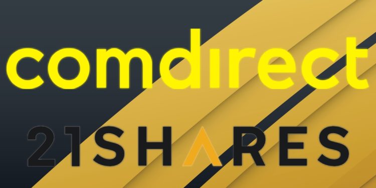 Digital ETP issuer 21Shares Cooperates with German Bank Comdirect to Provide Crypto ETPs to Savings Accounts