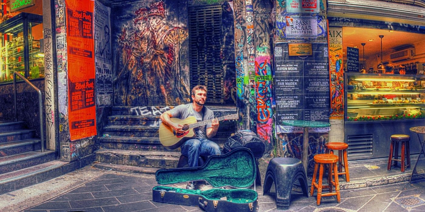 crypto busker