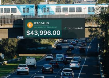 Australia’s First Live Crypto Price Ticker Billboard Goes Live