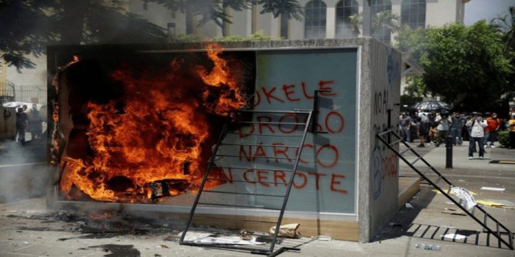 Bitcoin ATM Burned In El Salvador Amid Anti Government Protests