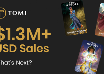 Tomi Heroes NFT Sales Volume Just Exploded Past $1.35m, with Massive ROI Potential for TOMI Sale