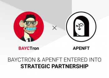 APENFT Announces Strategic Partnership With BAYCTron; Tron’s Justin Sun Follows Closely