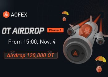 AOFEX Rolls out “OT Airdrop Program” and Gives away 120,000 OT at Phase 1