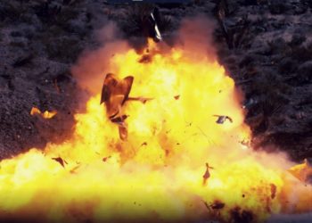 Artist Blows Up Lambo To Protest ‘Get Rich Quick’ Crypto Culture
