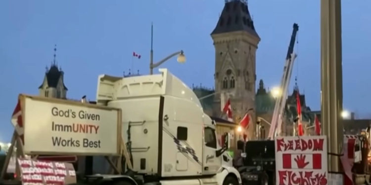 Canadian Trucker Protesters Eye Bitcoin Amid Court-Ordered Fund Freeze