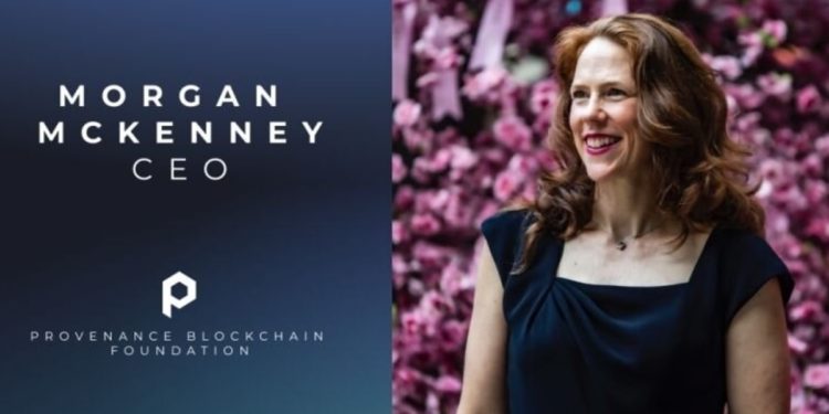 Provenance Blockchain Foundation Names Morgan McKenney as CEO
