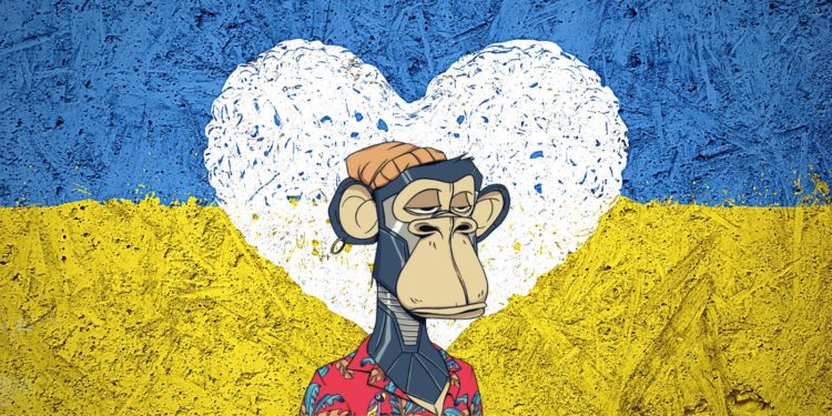 Crypto Donations To Ukraine Exceed $100 Million As Kraken And BAYC Join In