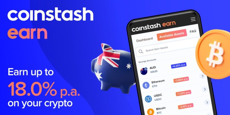 Coinstash Earn Offers Australians Rewards Of Up To 18% On Their