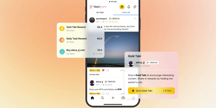 Taki Enters The Indian Market with First of its Kind Engage-to-Earn Crypto Economy