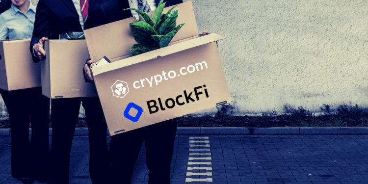 BlockFi And Crypto.com to Shed 400+ Jobs Amid Crypto Rout