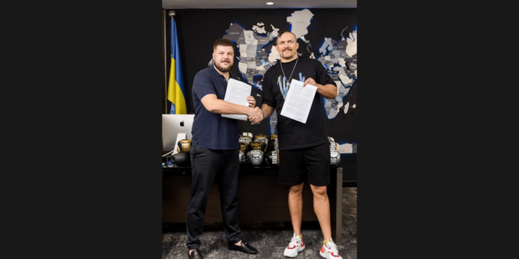 Oleksandr Usyk Partners Up With The QMALL Crypto Exchange Ahead Of His Upcoming Match With Anthony Joshua