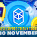 Best Crypto to Buy Today 30 November – D2T, FTM, TARO, ETH, RIA