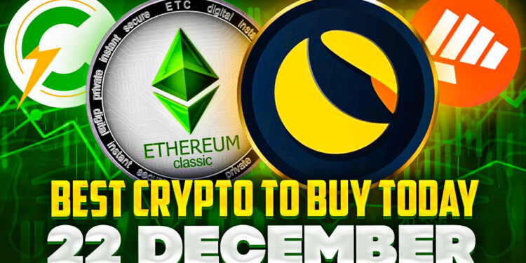 Best Crypto to Buy Today 22 December – FGHT, LUNC, D2T, ETC, CCHG