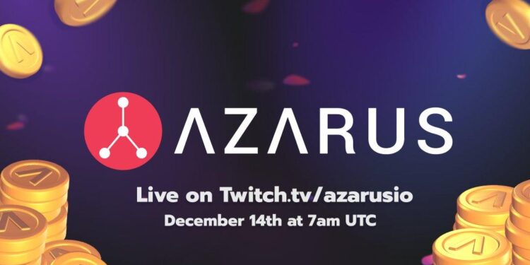 Gaming Platform Azarus to list on Uniswap – onramps multi-million streaming audience to blockchain