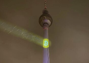 Berlin’s TV Tower Lights Up with Giant Bitcoin Logo and This Twitter User Just Claimed Responsibility