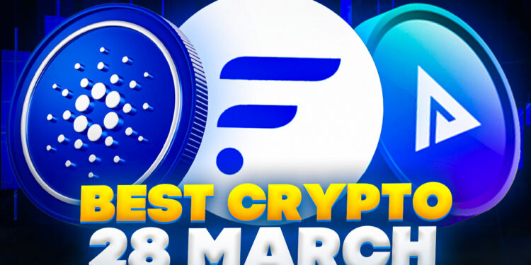 Best Crypto to Buy Now 28 March – FLR, GMX, ADA