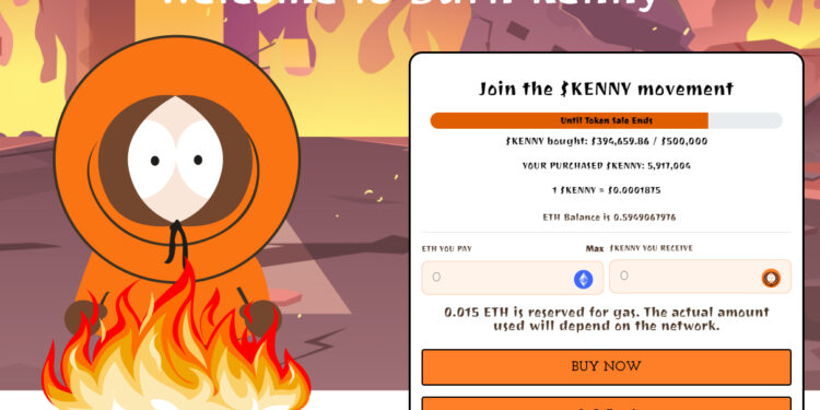 Burn Kenny Coin Presale Nearly Sold Out – Less Than $100k Left, Secure 2023’s Best Meme Coin Now Before it Explodes