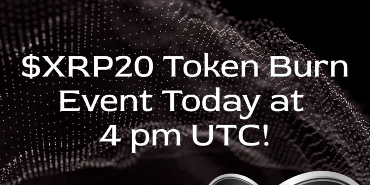 XRP Price Weak But XRP20 Coin Pump Incoming – 5% Token Burn Event Lights Fuse For Weekend Gains