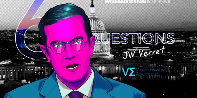 6 Questions for JW Verret — an attorney who’s tracking the money, but advocating for crypto