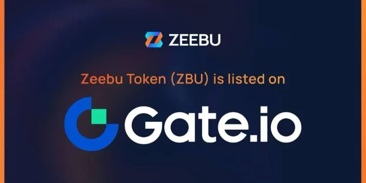 Zeebu (ZBU) is Listed for Trading on Gate.io Exchange