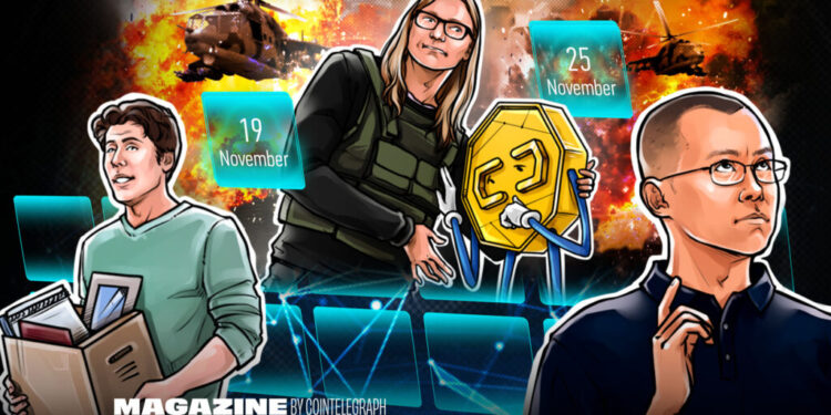 BlackRock meets with SEC over ETF, Binance’s new era begins and SBF loses release bid: Hodler’s Digest, Nov. 19-25
