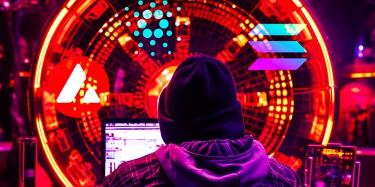 Large-Cap Ethereum Competitors Cardano, Solana and Avalanche Surge As Crypto Market Ticks Upward