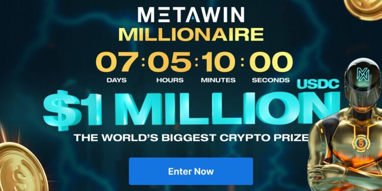 Revolutionary Blockchain Competition Platform, MetaWin, Counts Down to Massive $1 Million Dollar Prize Draw