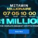 Revolutionary Blockchain Competition Platform, MetaWin, Counts Down to Massive $1 Million Dollar Prize Draw