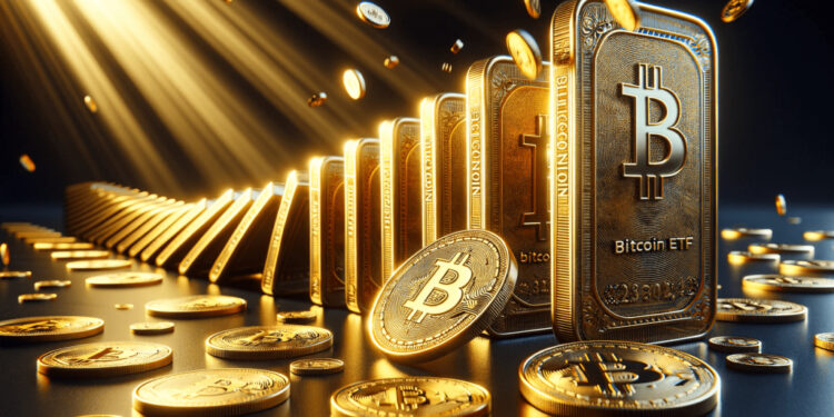 Investors Swap Gold for Bitcoin as ETF Inflows Soar to Record Highs