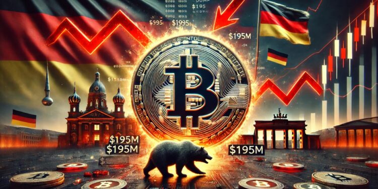 German Government’s Bitcoin Dump Surpasses $195M As Selling Spree Persists