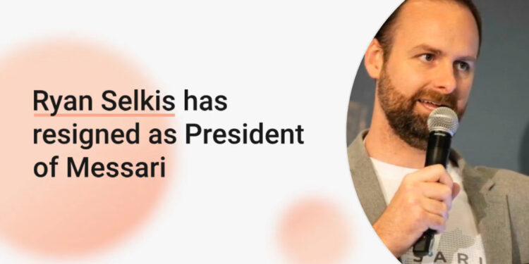 Ryan Selkis Resigns as CEO of Messari After Controversial Tweets, Announces Exit on X