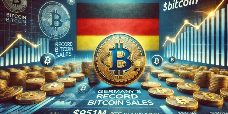 Germany Sees Record Bitcoin Sales, Moves $951M in BTC in a Single Day