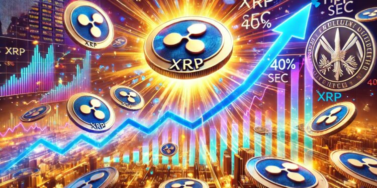 XRP Skyrockets 40% As Speculation Of Ripple-SEC Settlement Gains Momentum