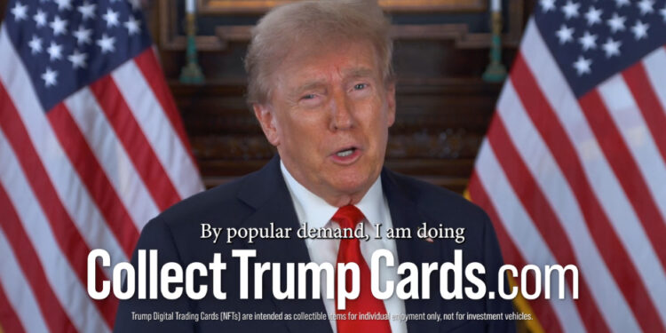 Donald Trump Launches New Digital Trading Cards, Receives Backlash On X