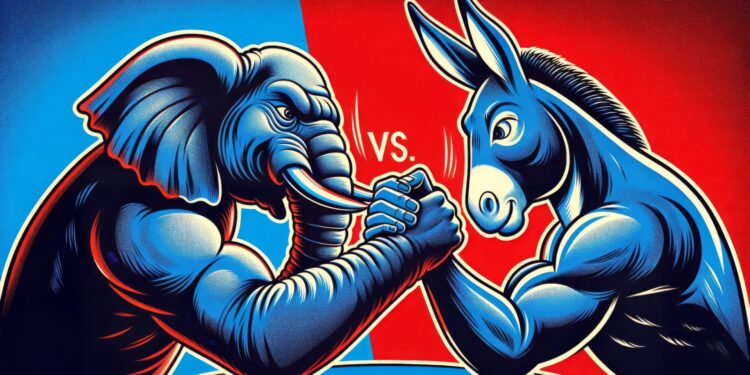 Crypto-Bets Show Tie in Presidential Race