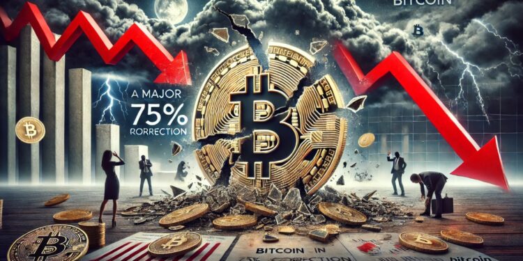 Critical Bitcoin Indicator: Analyst Foresees Major 75% Correction Ahead