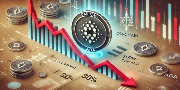Cardano (ADA) Faces Risk Of 30% Drop – On-Chain Metrics Confirm A Slow Demand