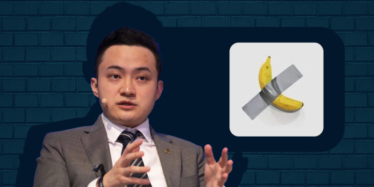 Justin Sun Pays Millions for Banana Art, Peels Off with a Cultural Snack