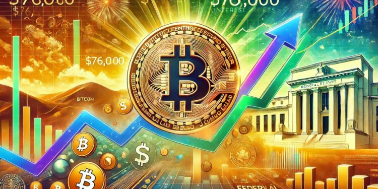 Bitcoin Hits $76,000 All-Time High As Market Reacts To Fed’s Interest Rate Cuts
